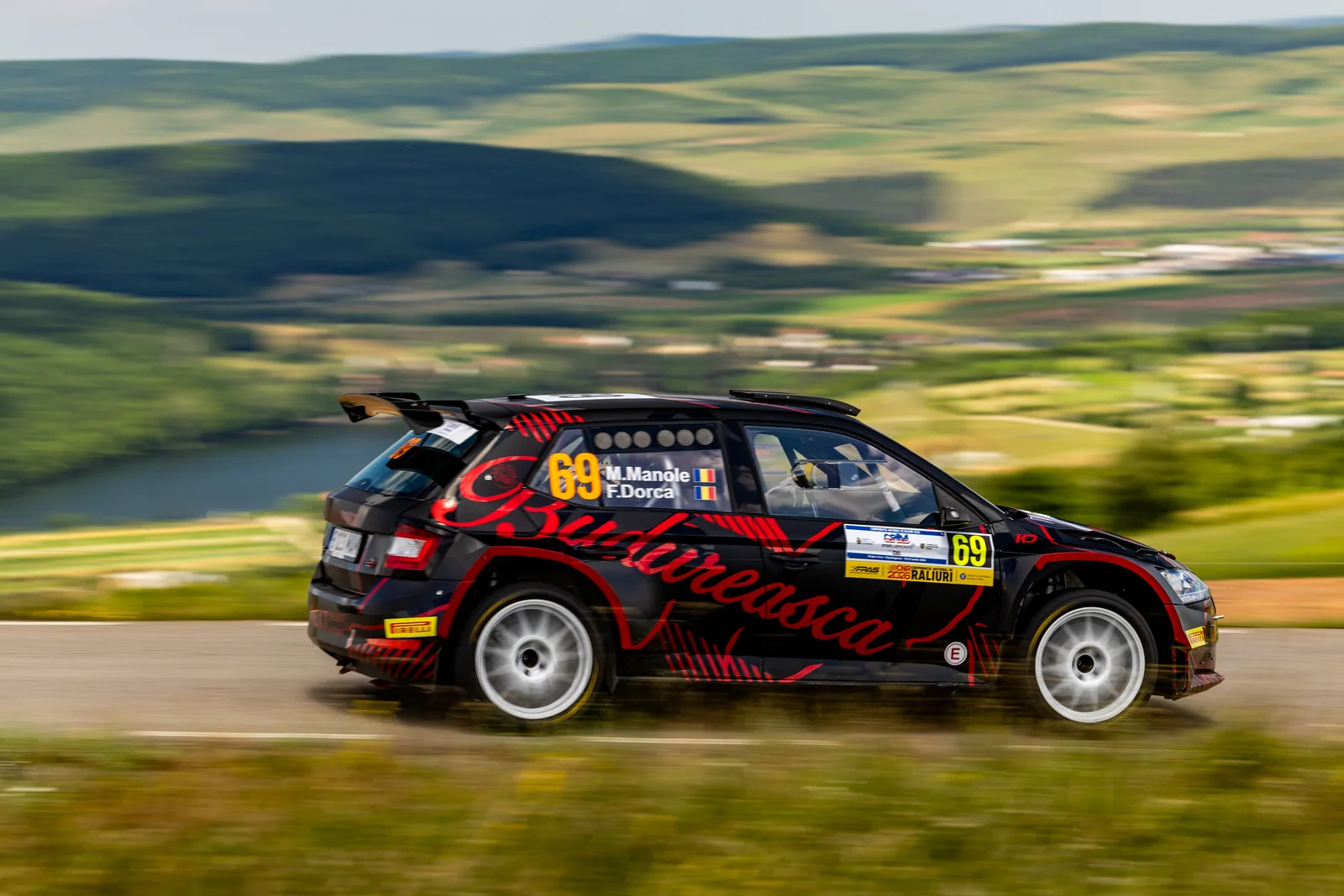 Fabia din profil, shakedown Cluj